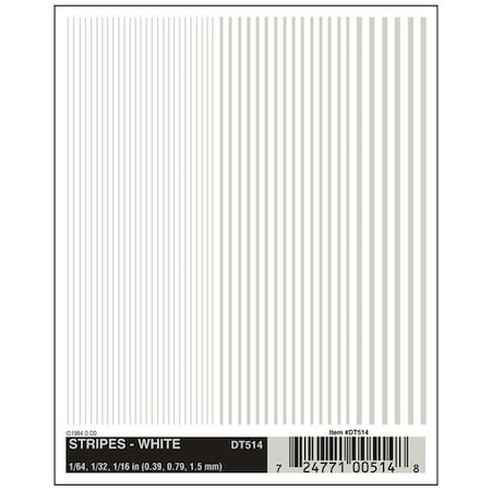 Woodland Scenics Stripes - White WOO514